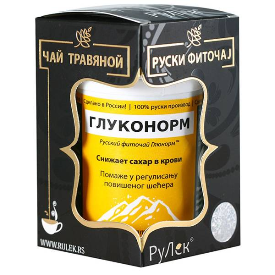 GLUKONORM- Ruski fitočaj za regulisanje povišenog šećera