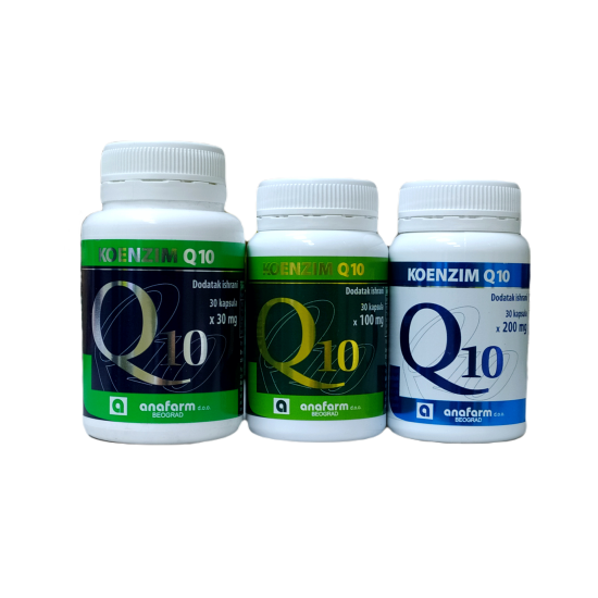 Koenzim Q10 - 30 kapsula x 100 mg