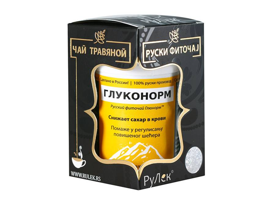 GLUKONORM- Ruski fitočaj za regulisanje povišenog šećera