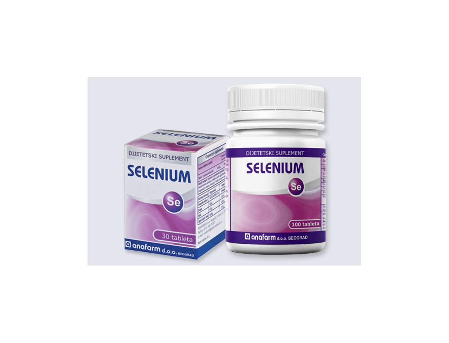 SELENIUM - tablete - 30 tableta x 50 µg selena (L-selenometionin)